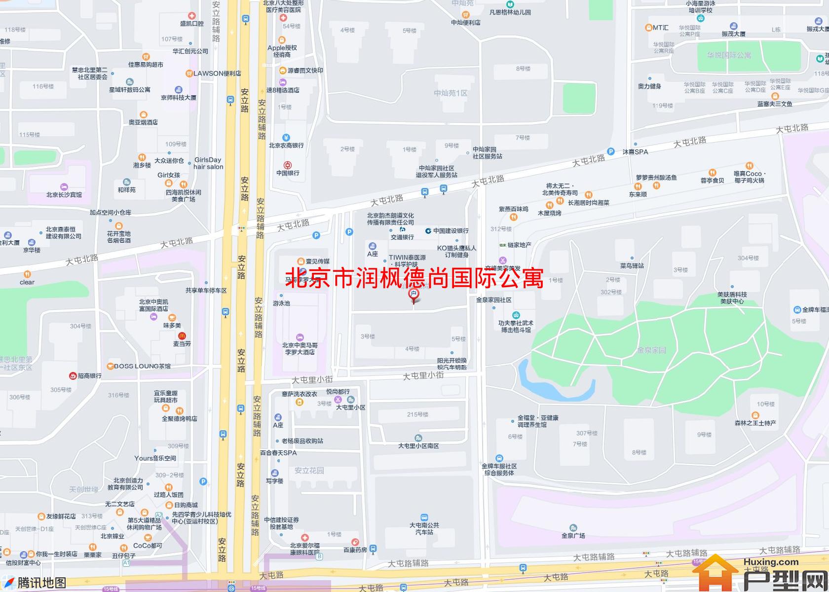 润枫德尚国际公寓小区 - 户型网