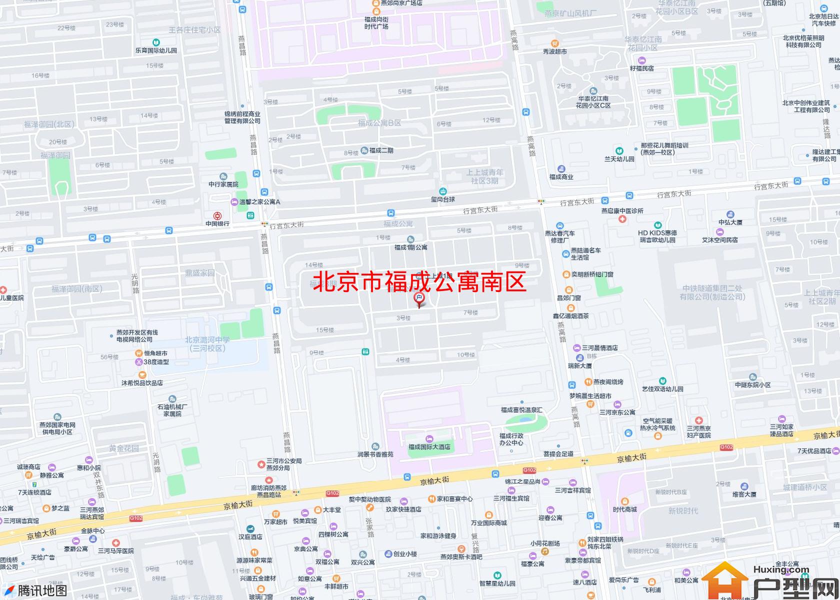 福成公寓南区小区 - 户型网