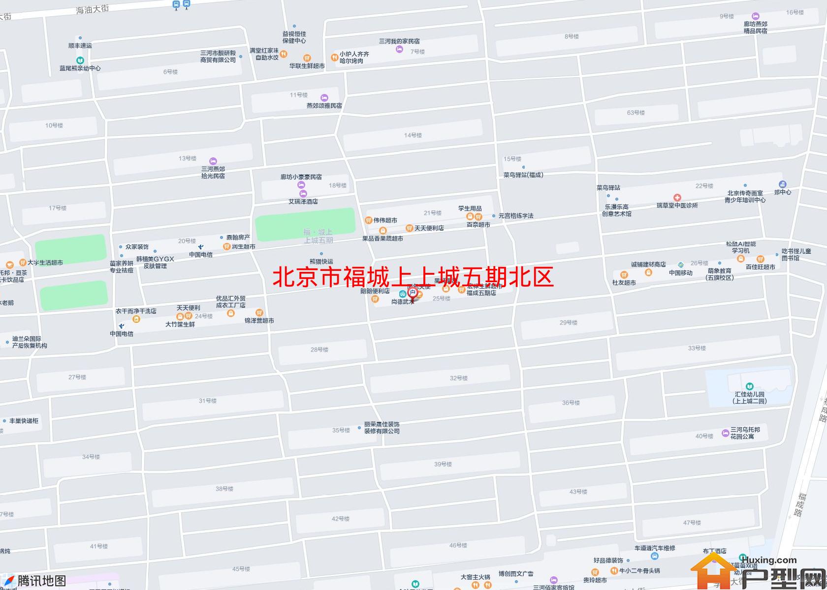 福城上上城五期北区小区 - 户型网