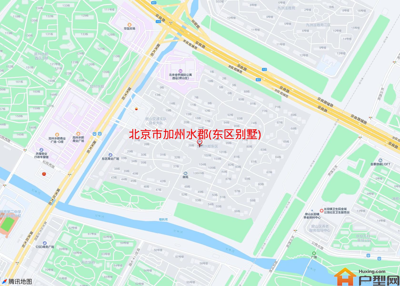 加州水郡(东区别墅)小区 - 户型网