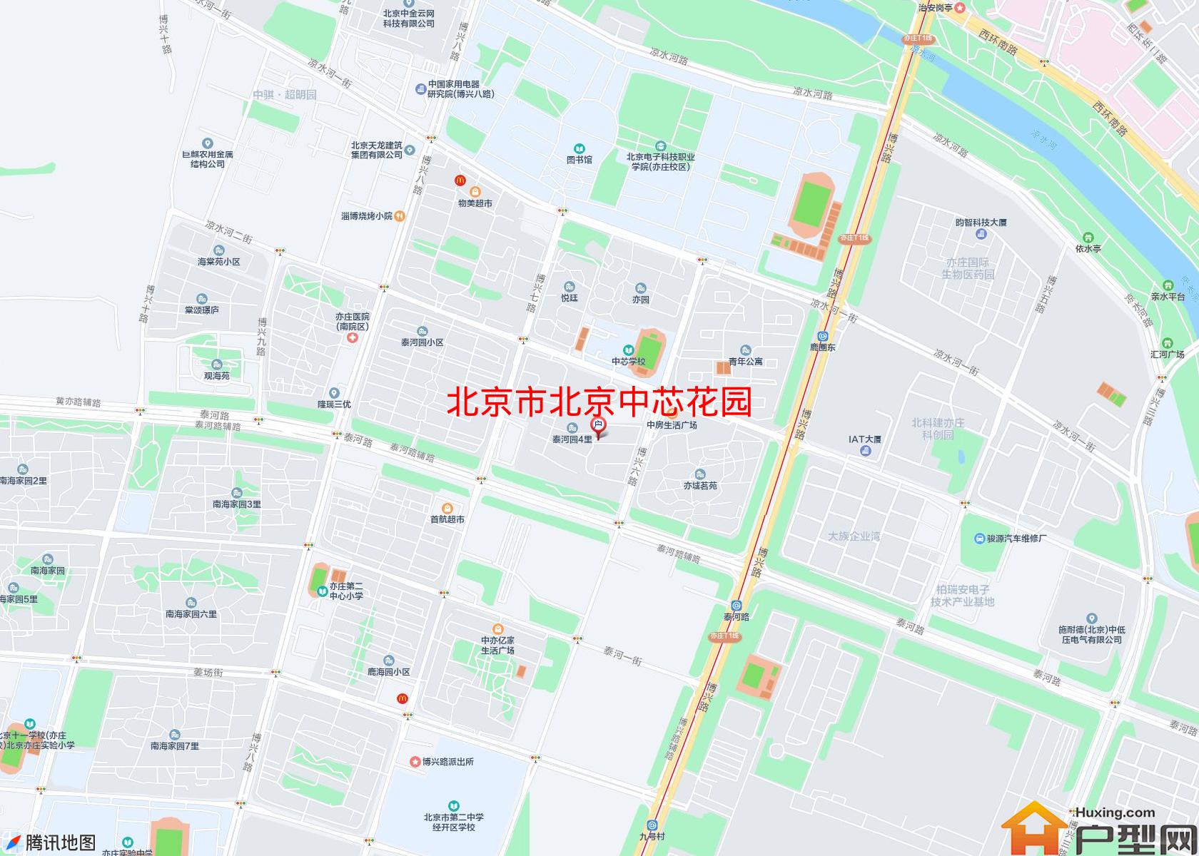 北京中芯花园小区 - 户型网