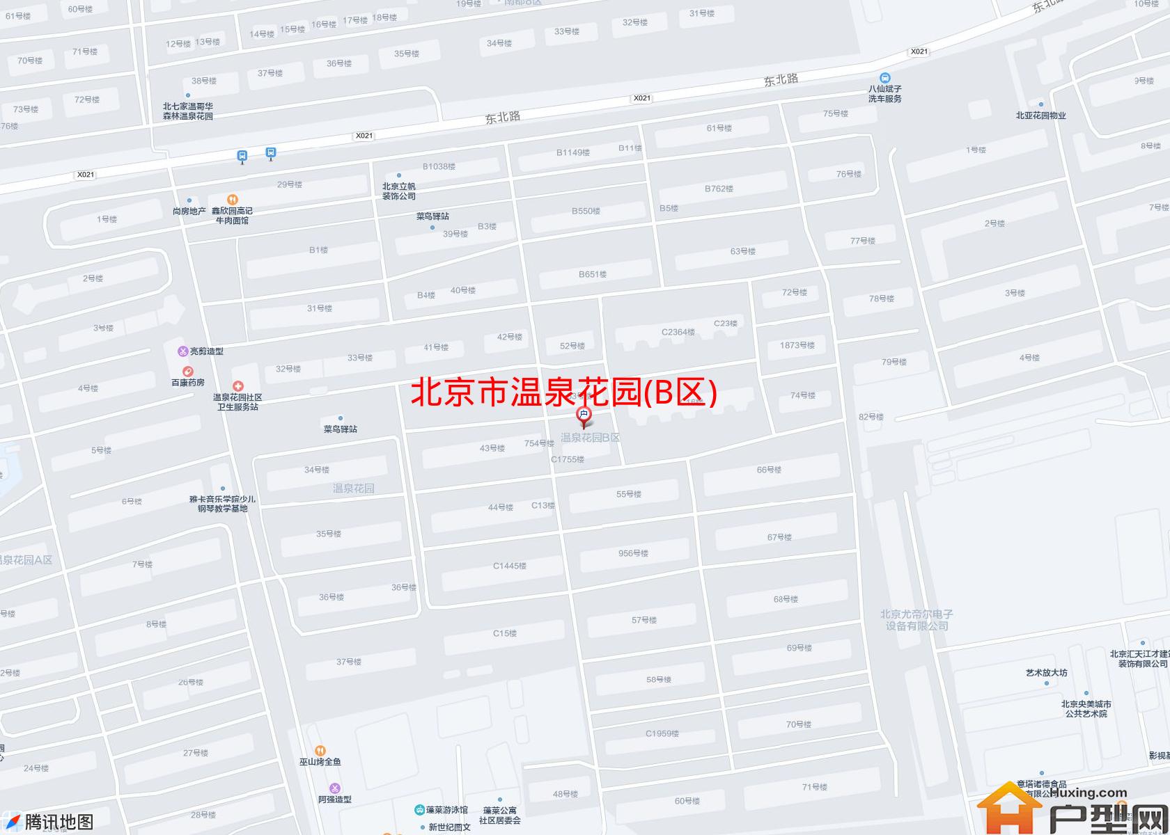 温泉花园(B区)小区 - 户型网