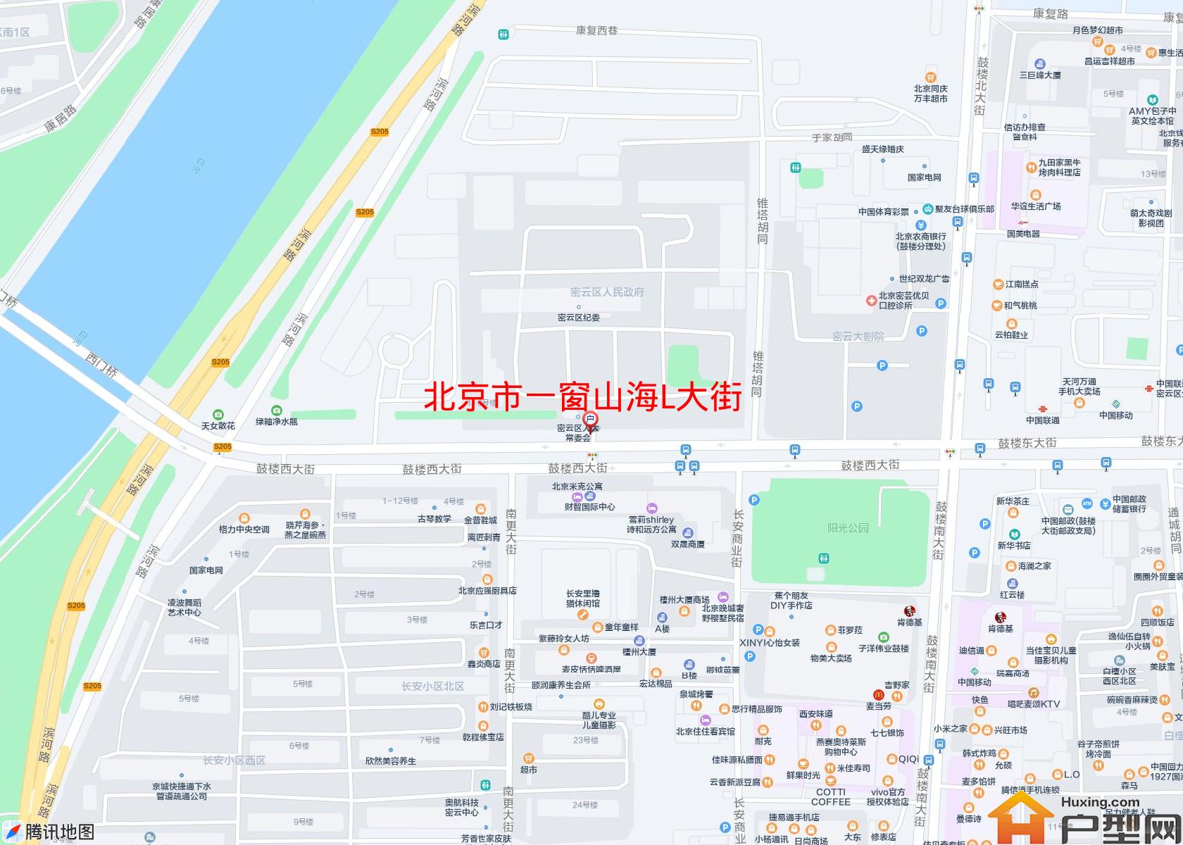 一窗山海L大街小区 - 户型网