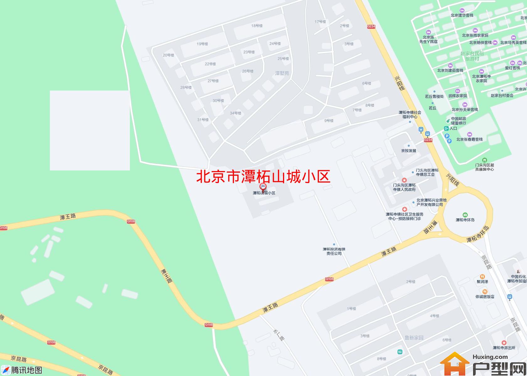 潭柘山城小区小区 - 户型网