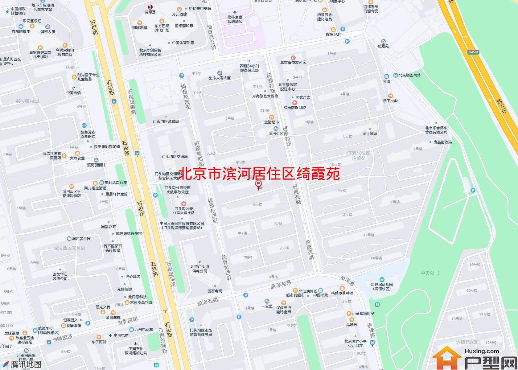 滨河居住区绮霞苑小区 - 户型网