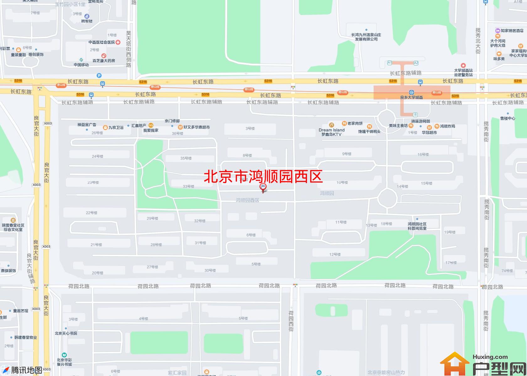 鸿顺园西区小区 - 户型网 鸿顺园西区小区 - 户型网