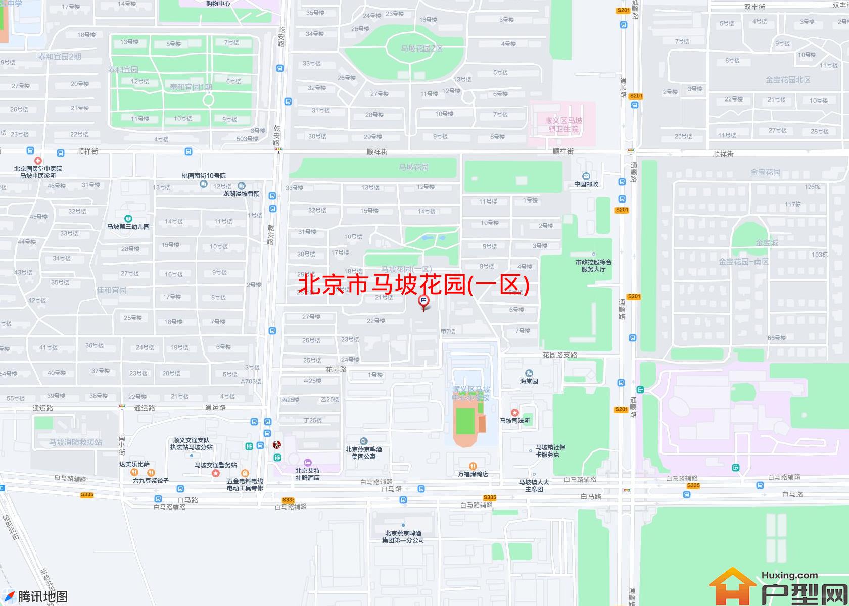 马坡花园(一区)小区 - 户型网