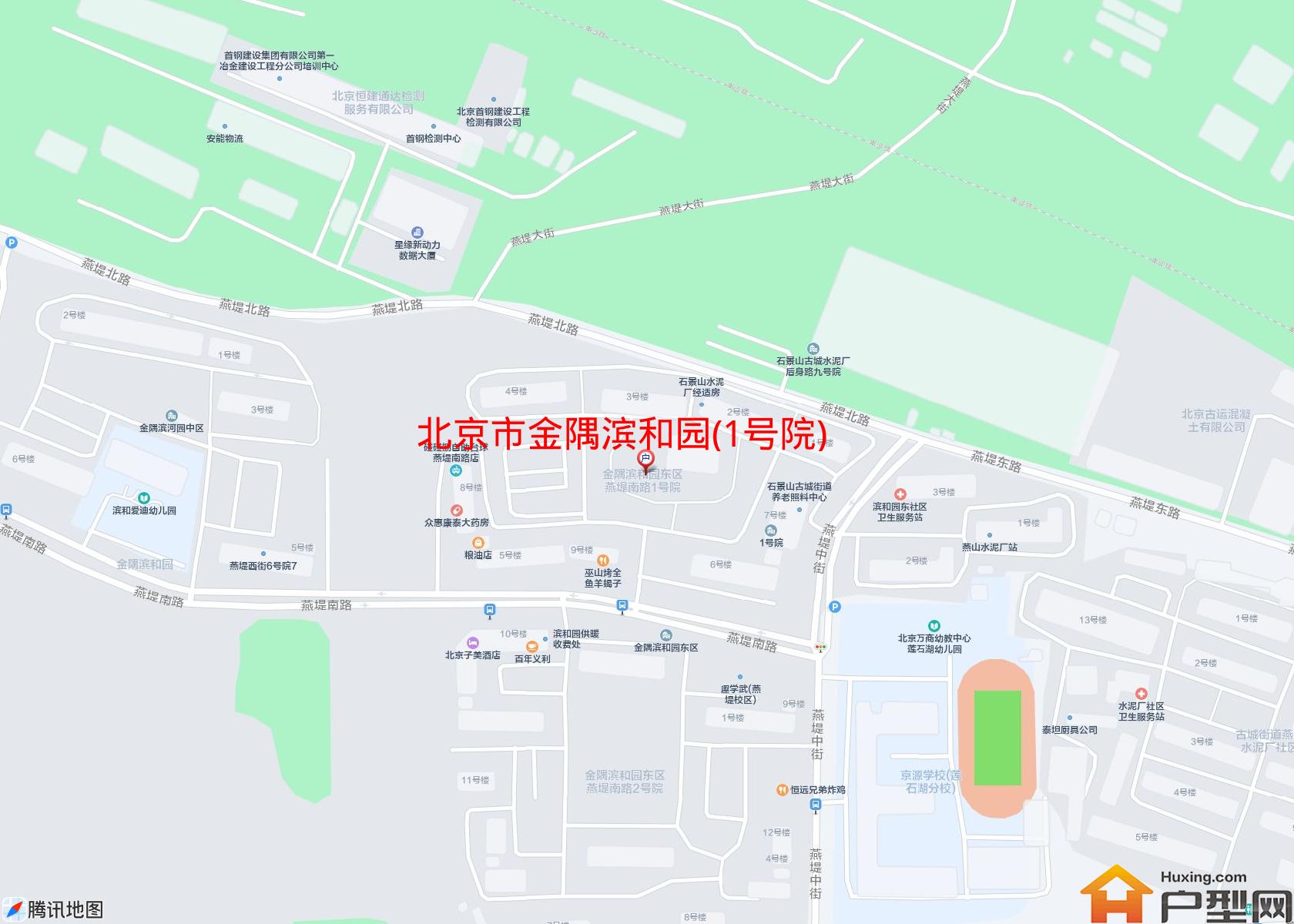 金隅滨和园(1号院)小区 - 户型网