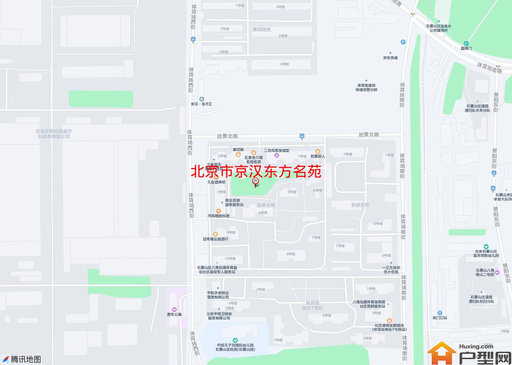 京汉东方名苑小区 - 户型网
