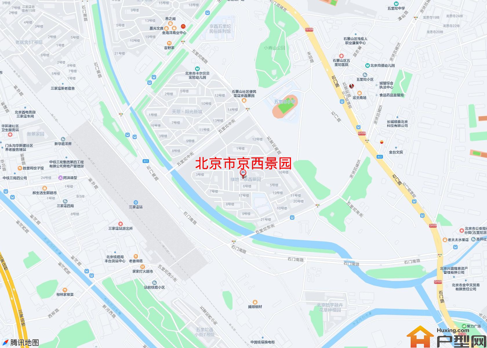京西景园小区 - 户型网