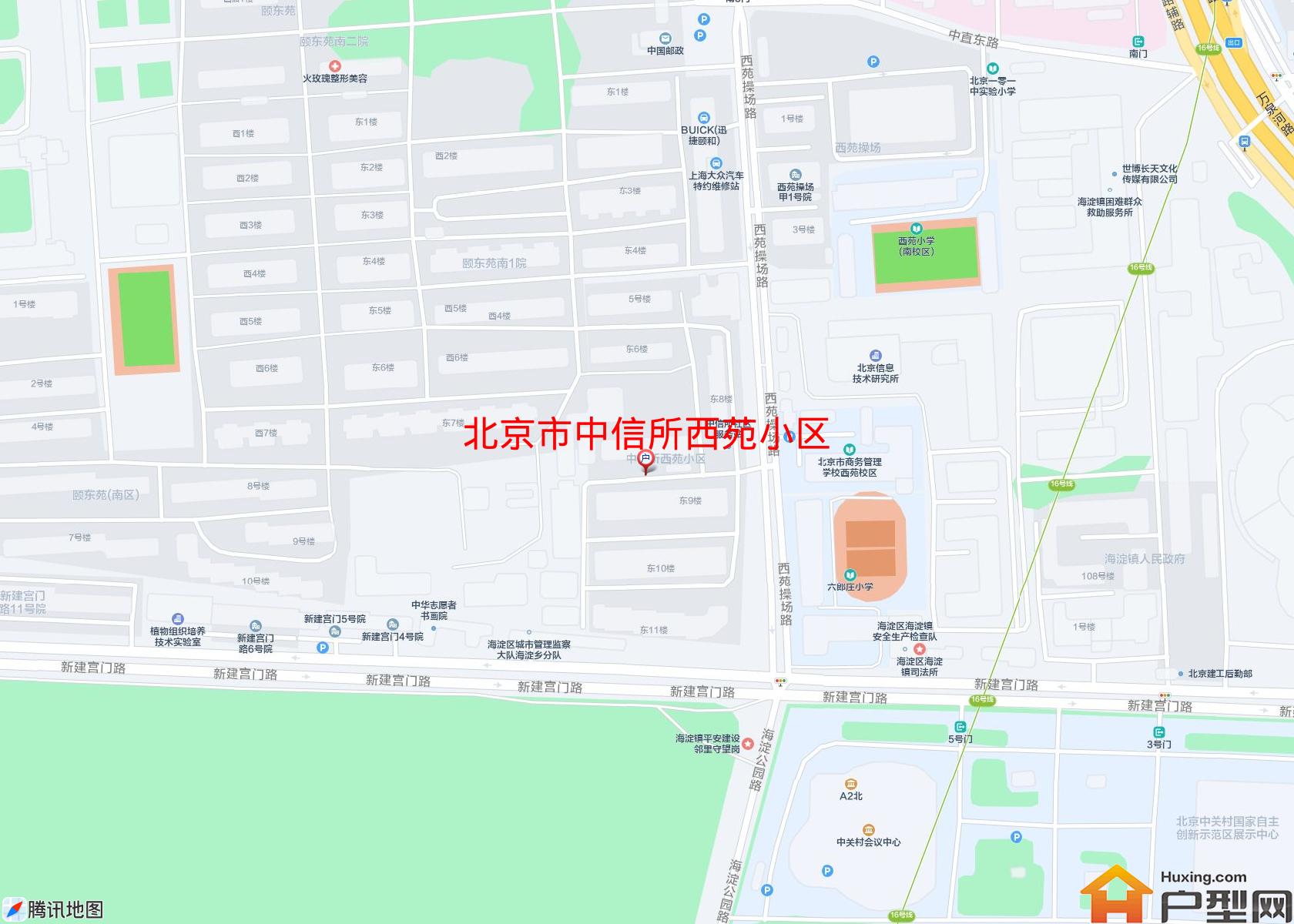 中信所西苑小区小区 - 户型网