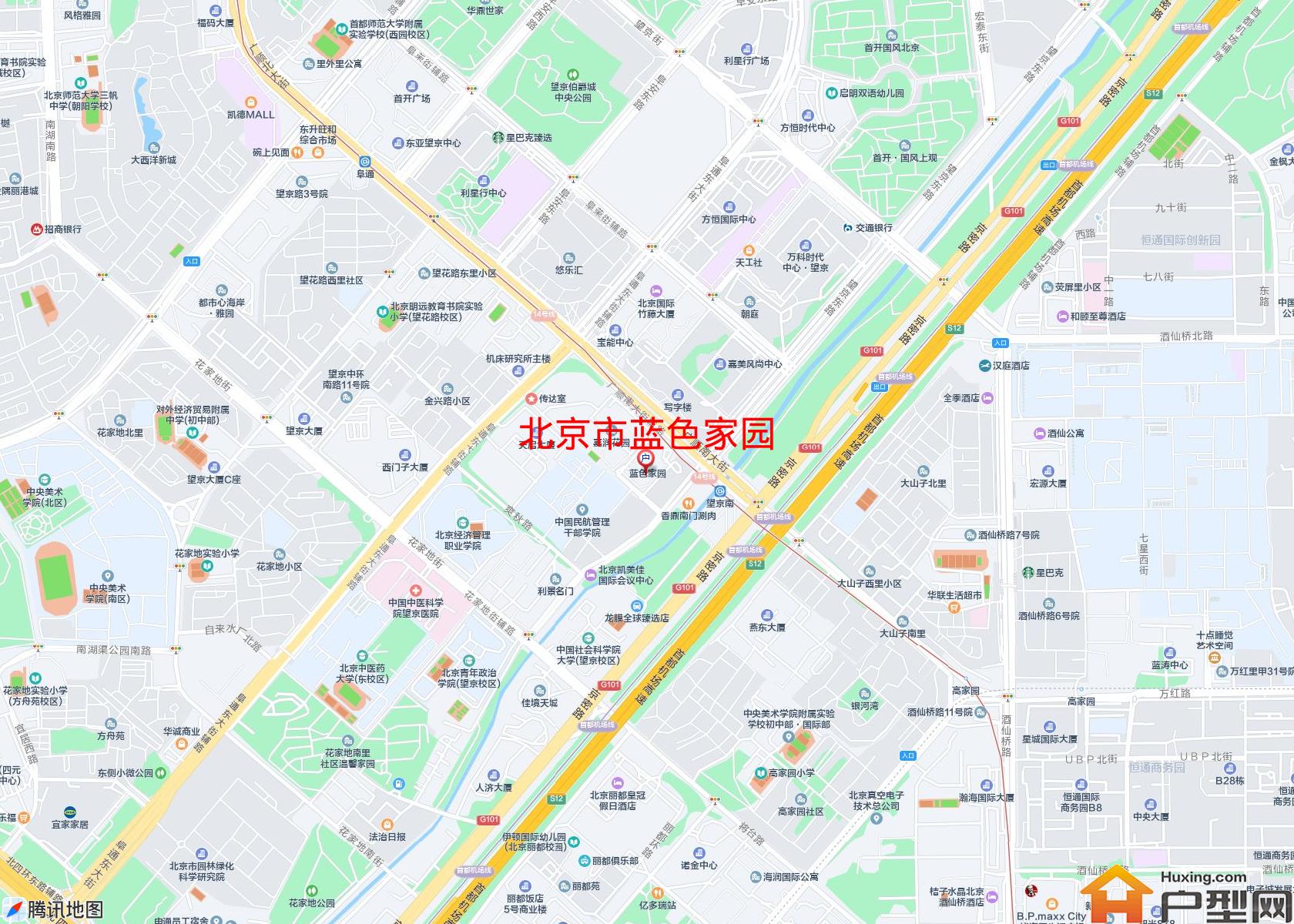 蓝色家园小区 - 户型网