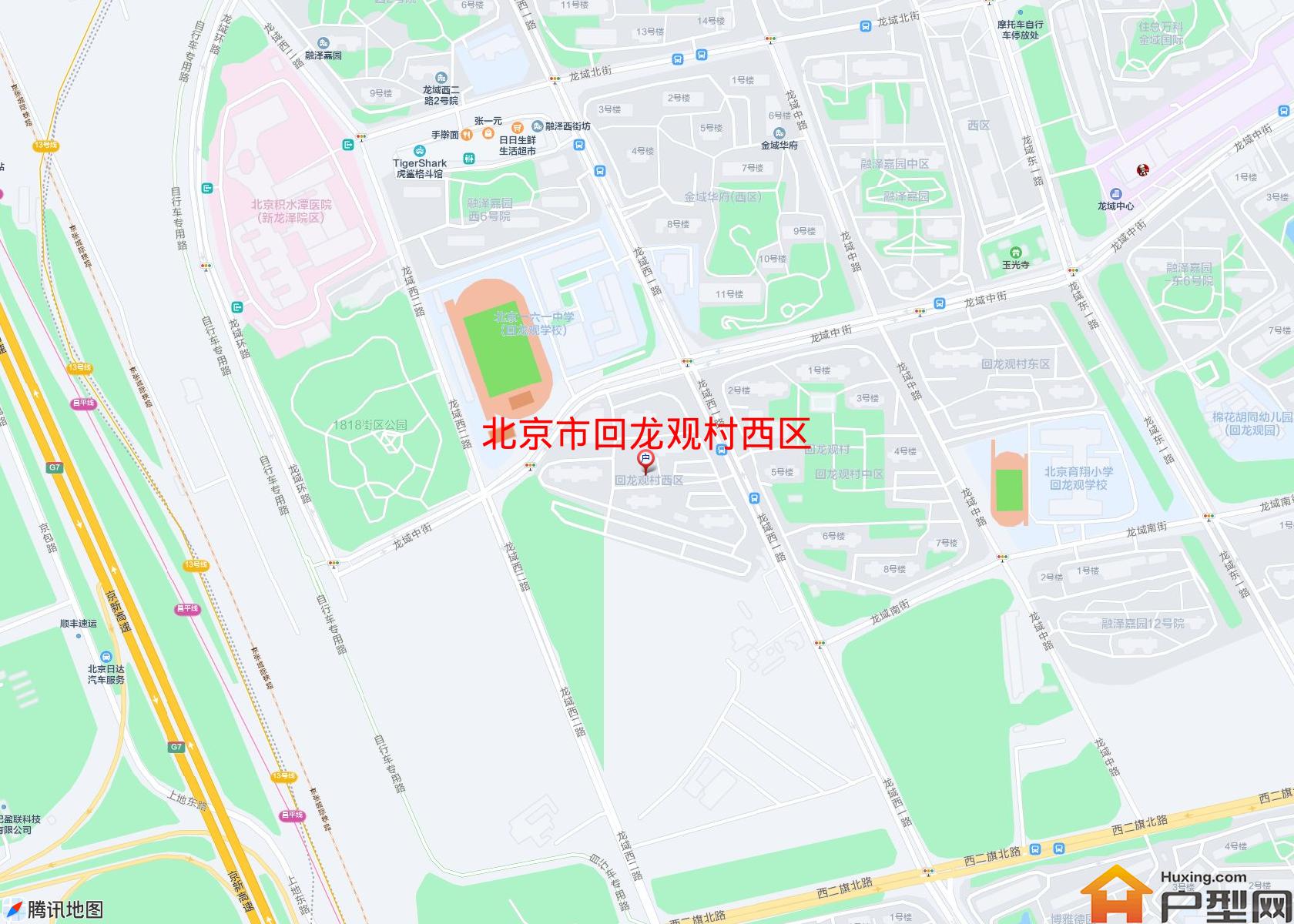 回龙观村西区小区 - 户型网
