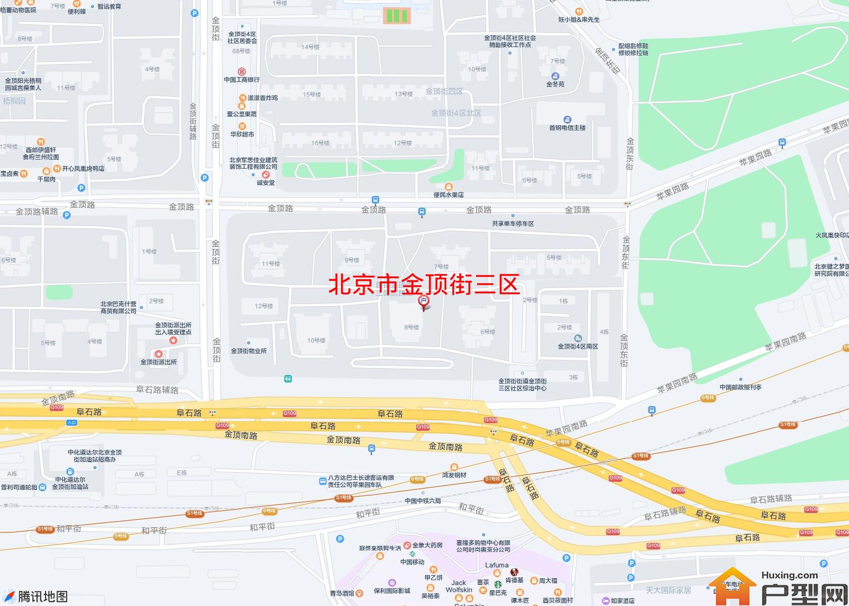 金顶街三区小区 - 户型网