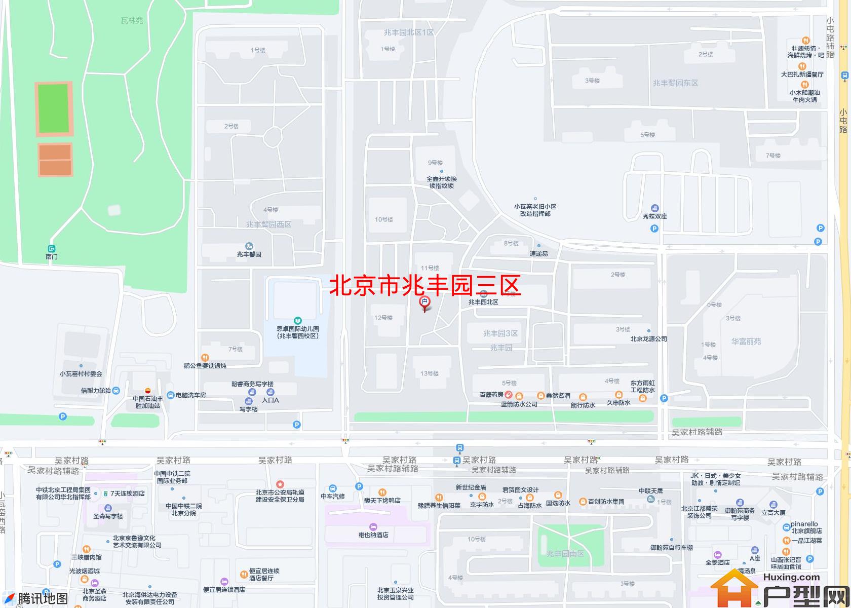 兆丰园三区小区 - 户型网 兆丰园三区小区 - 户型网