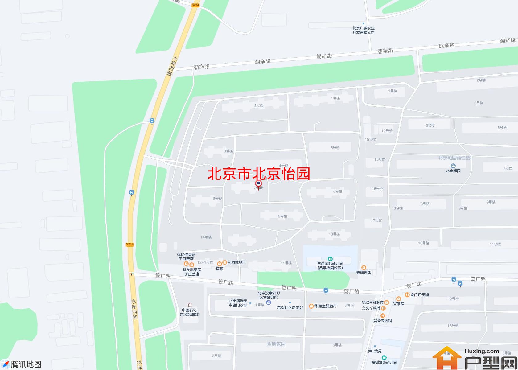 北京怡园小区 - 户型网