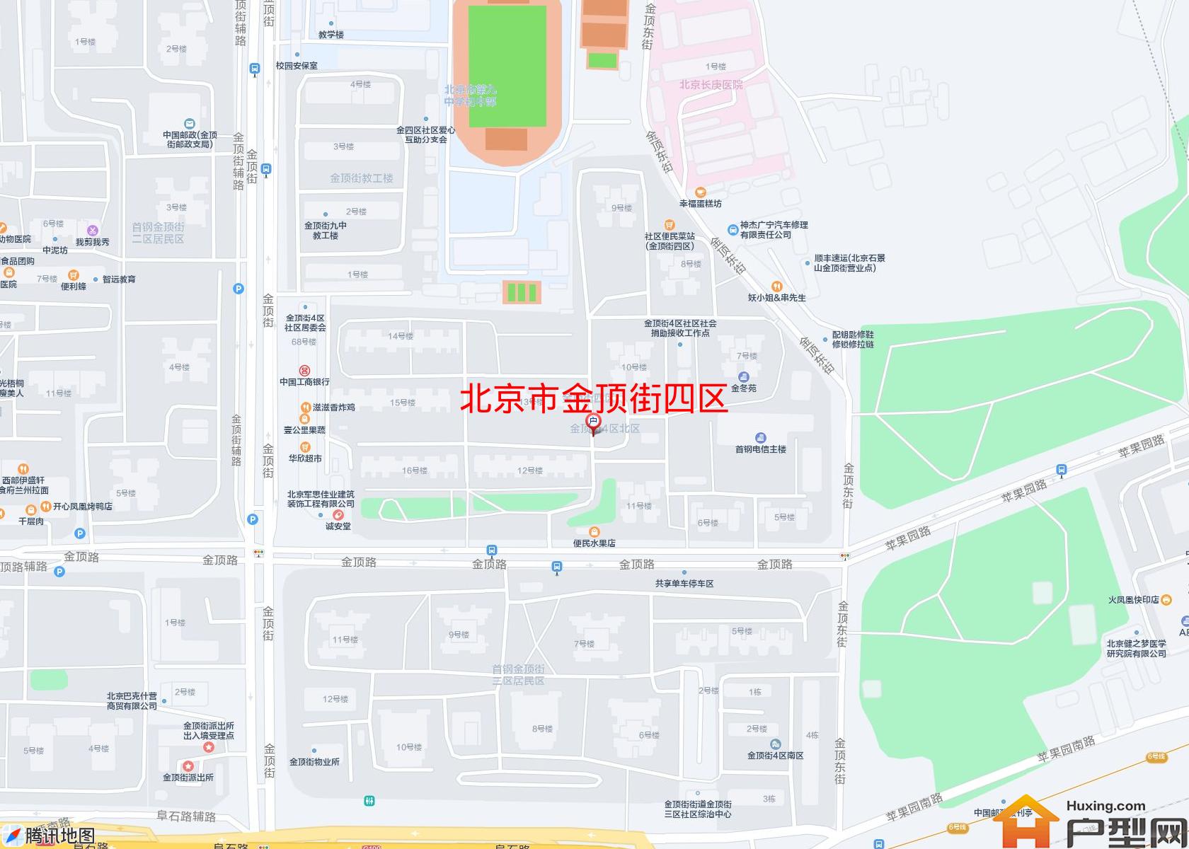 金顶街四区小区 - 户型网