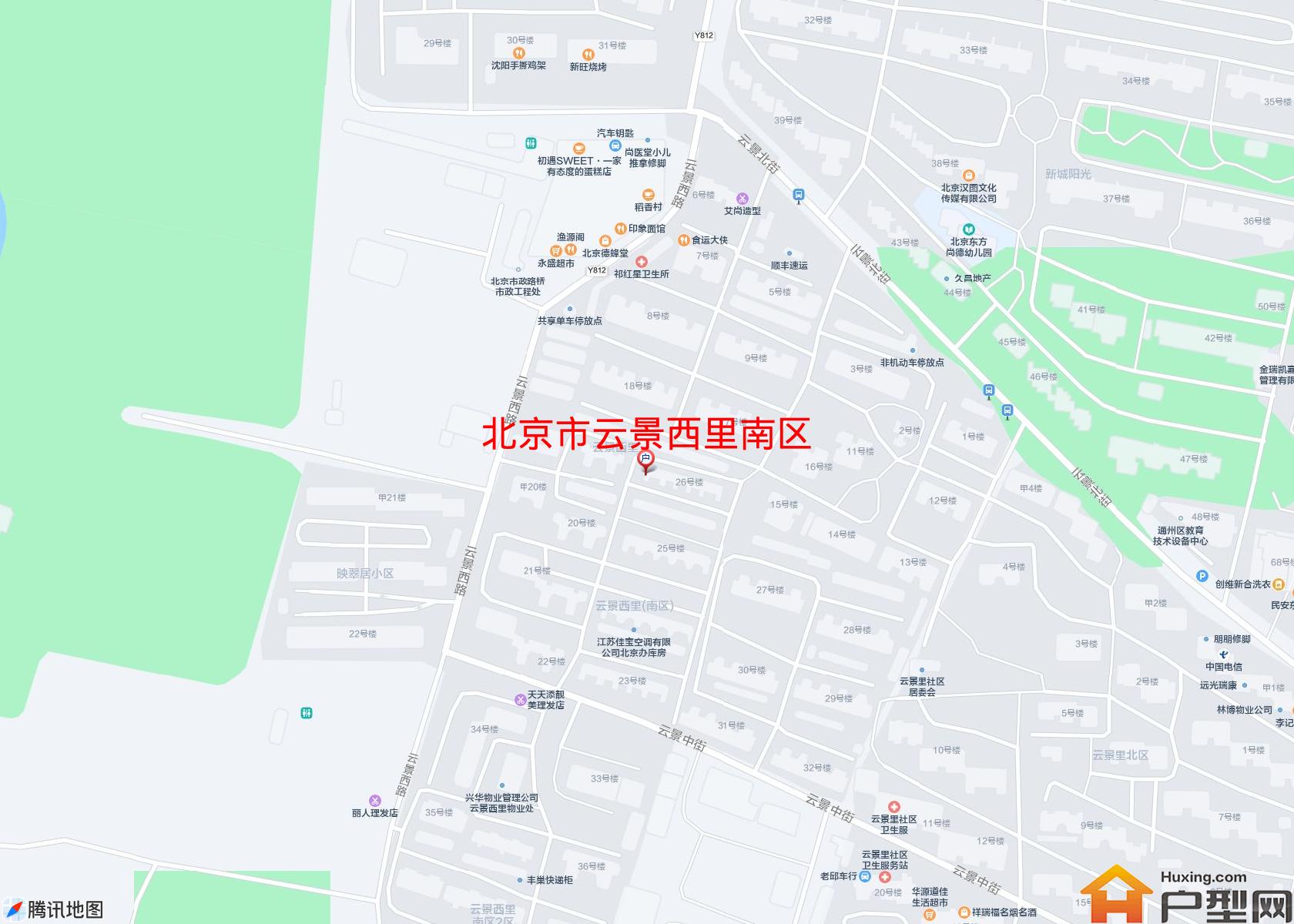 云景西里南区小区 - 户型网