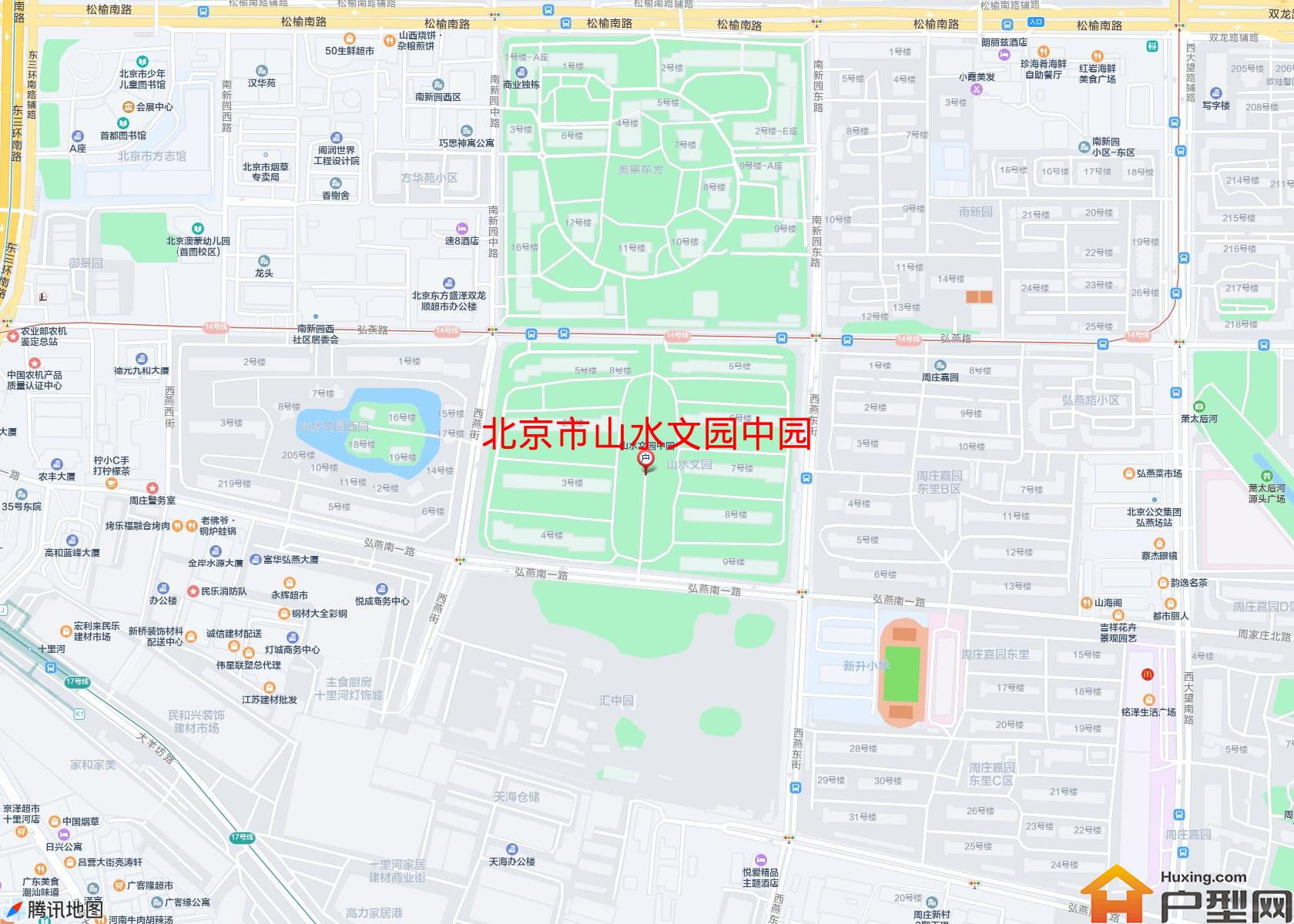 山水文园中园小区 - 户型网