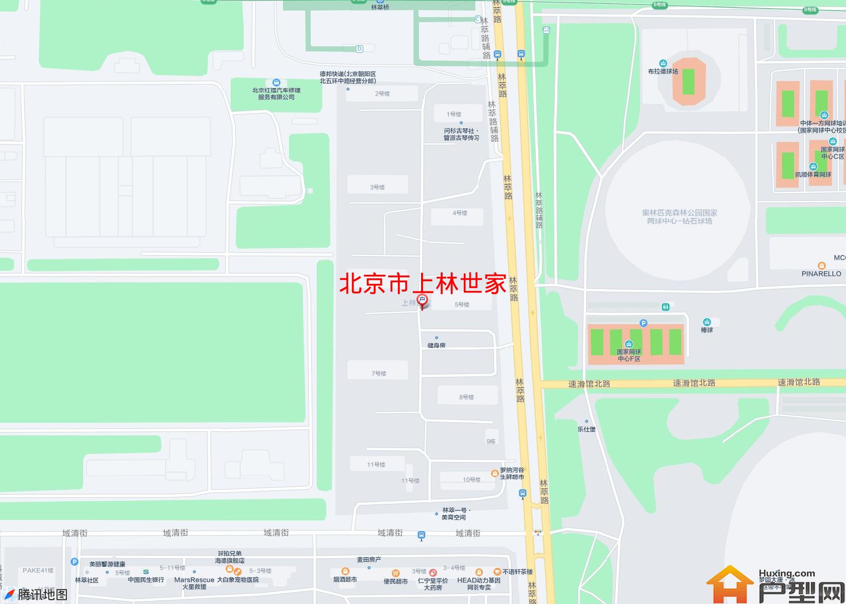 上林世家小区 - 户型网
