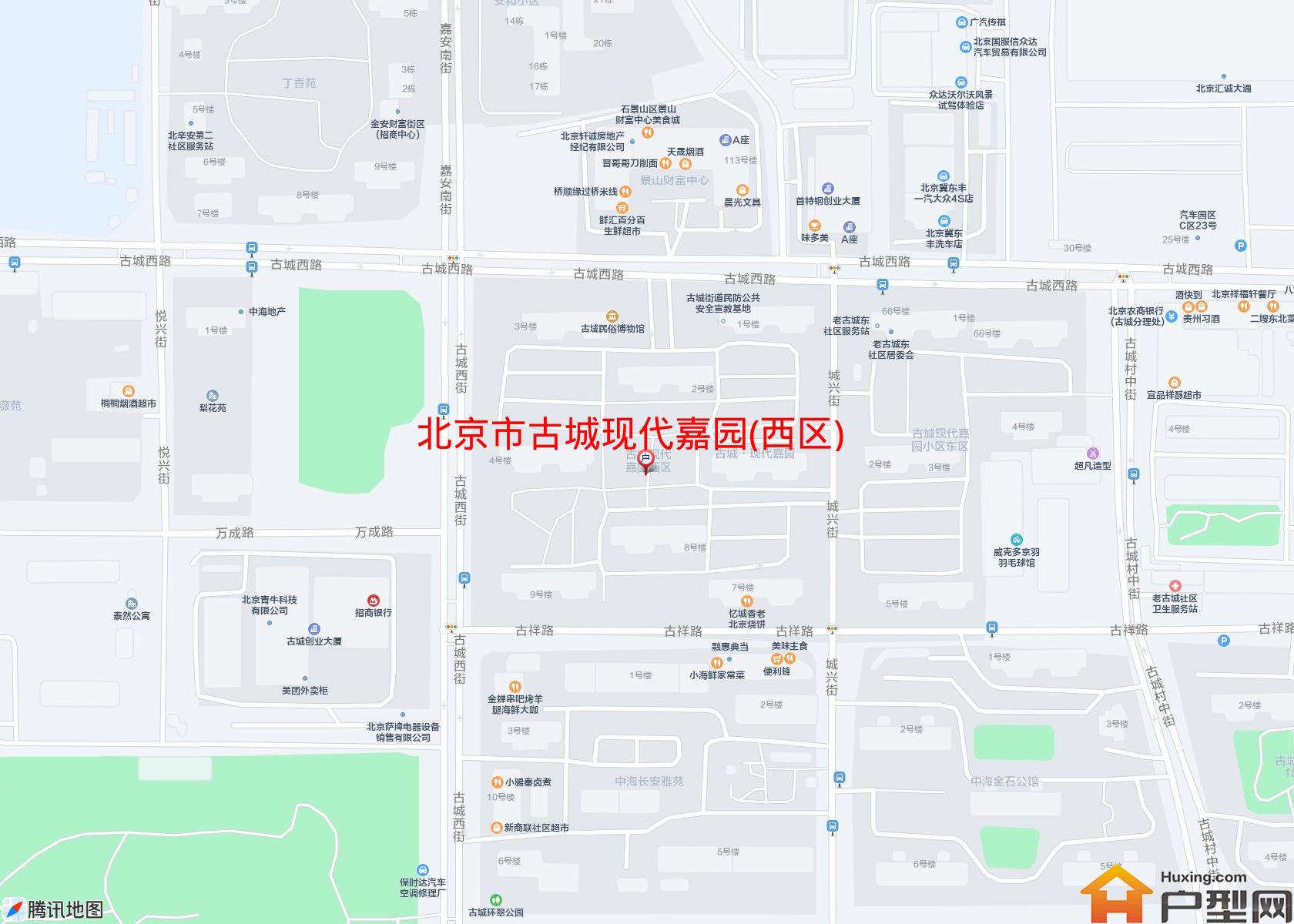 古城现代嘉园(西区)小区 - 户型网 古城现代嘉园(西区)小区 - 户型网