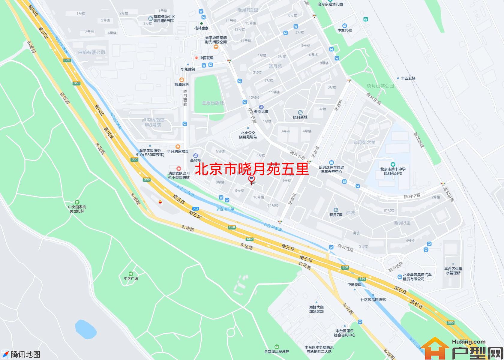 晓月苑五里小区 - 户型网