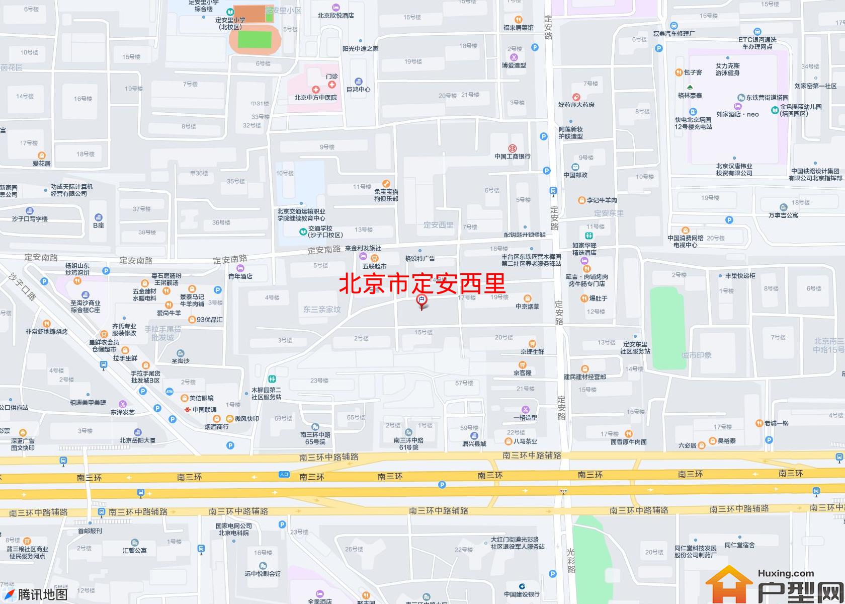 定安西里小区 - 户型网