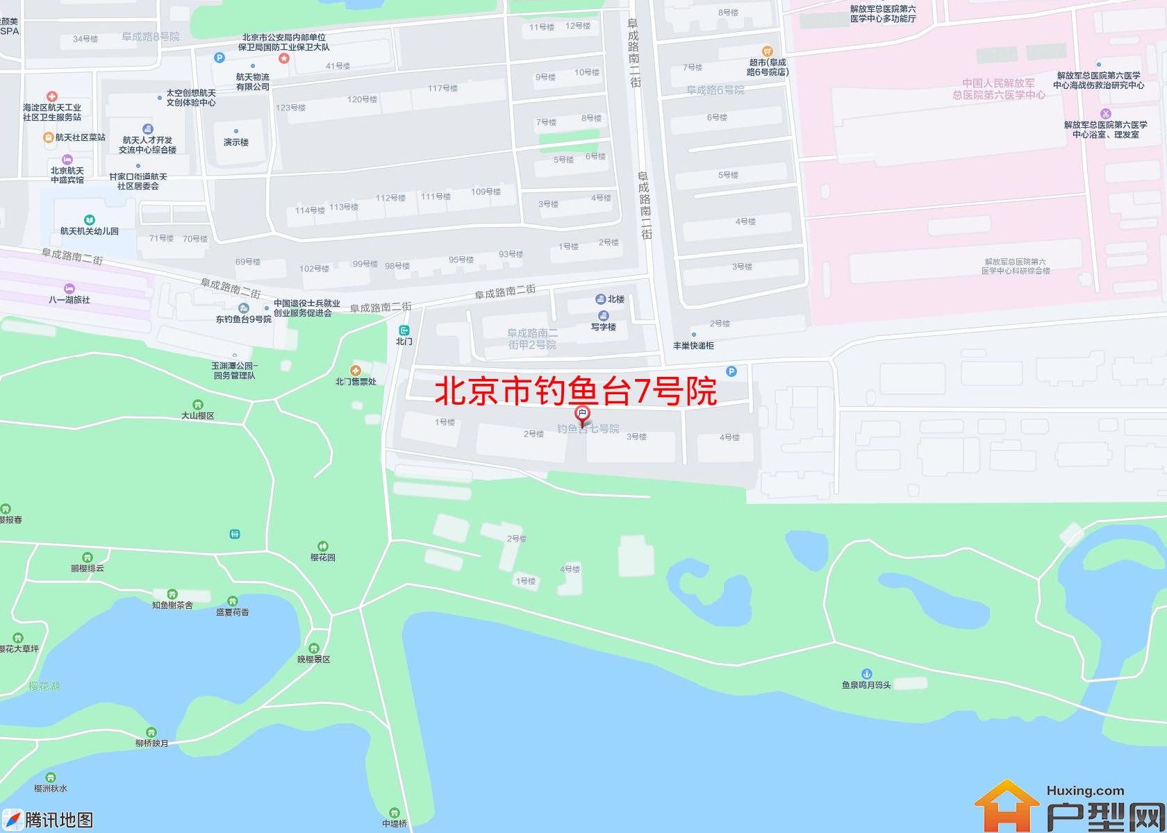 钓鱼台7号院小区 - 户型网