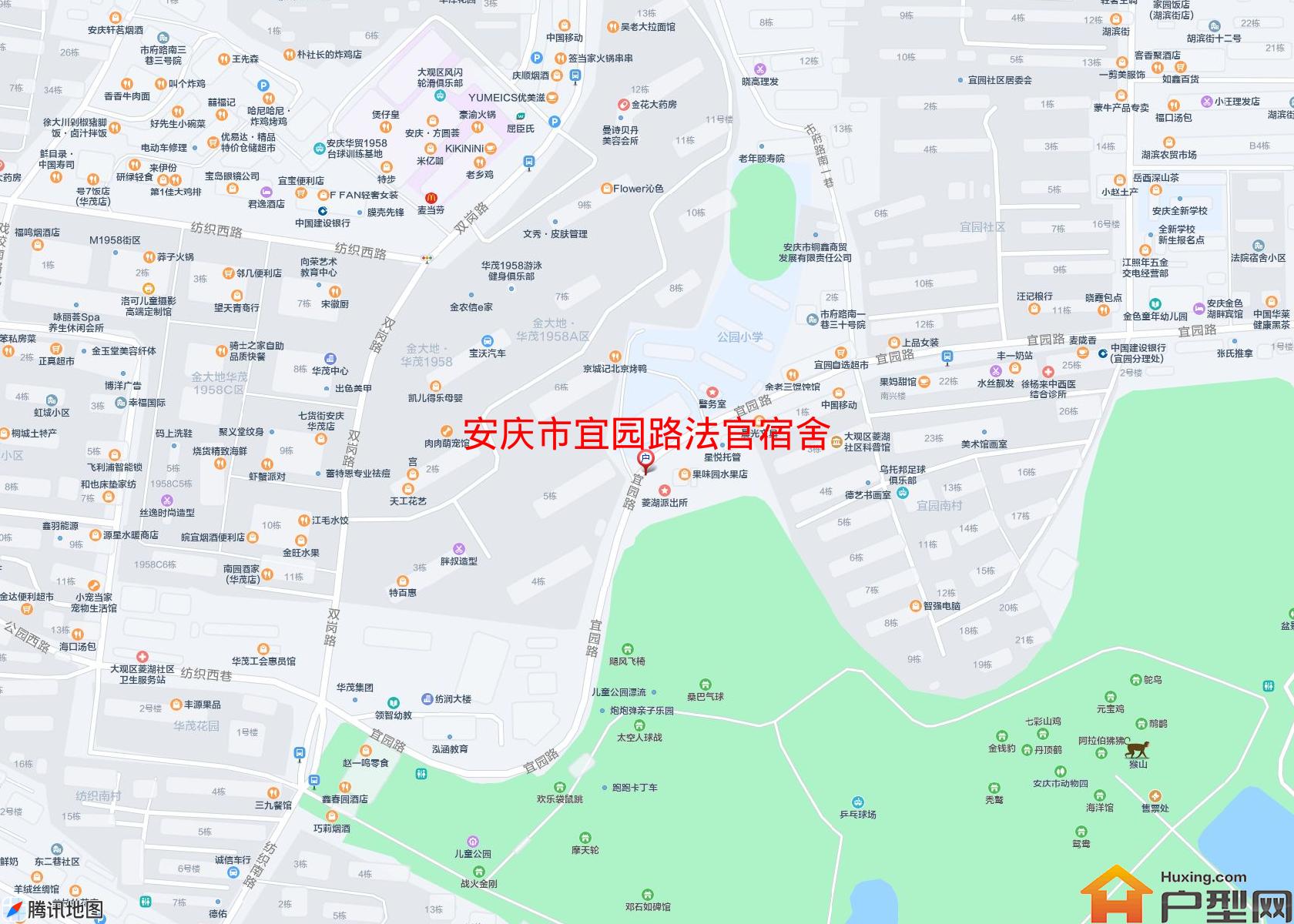 宜园路法官宿舍小区 - 户型网