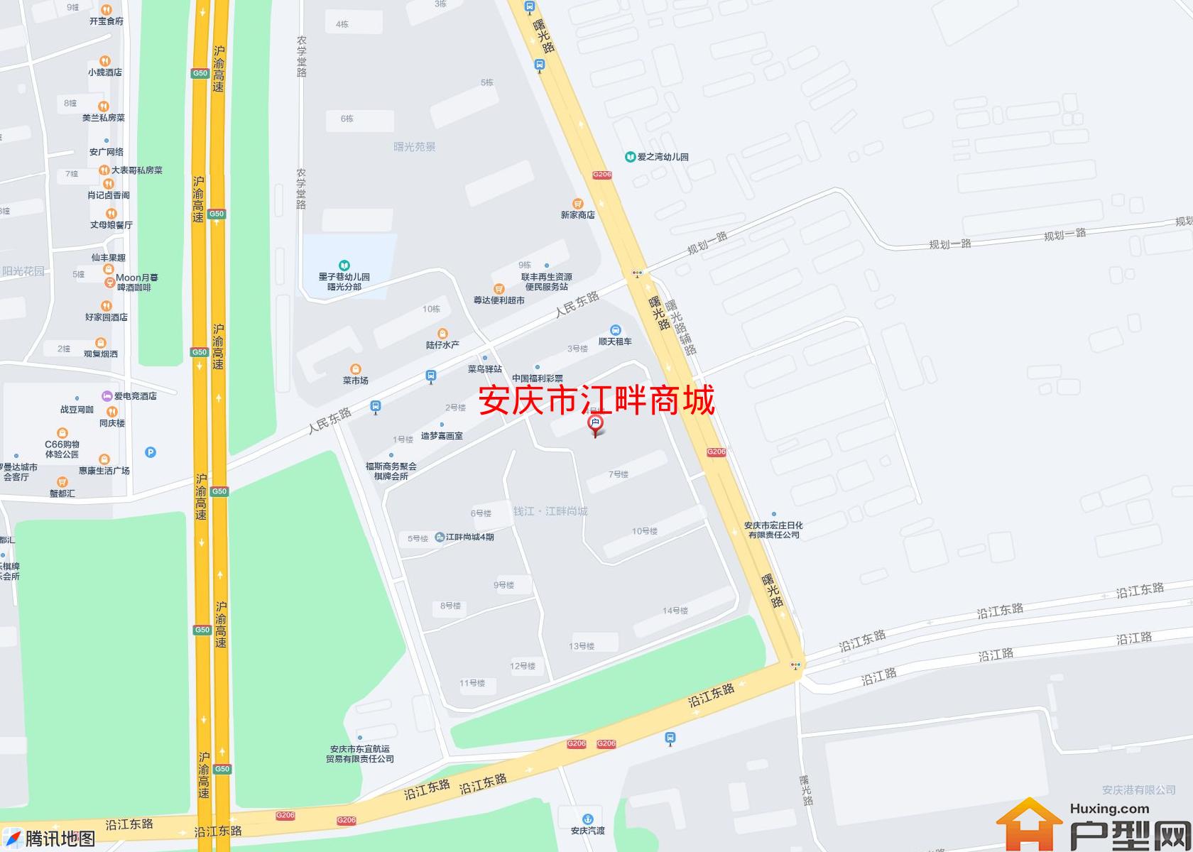 江畔商城小区 - 户型网