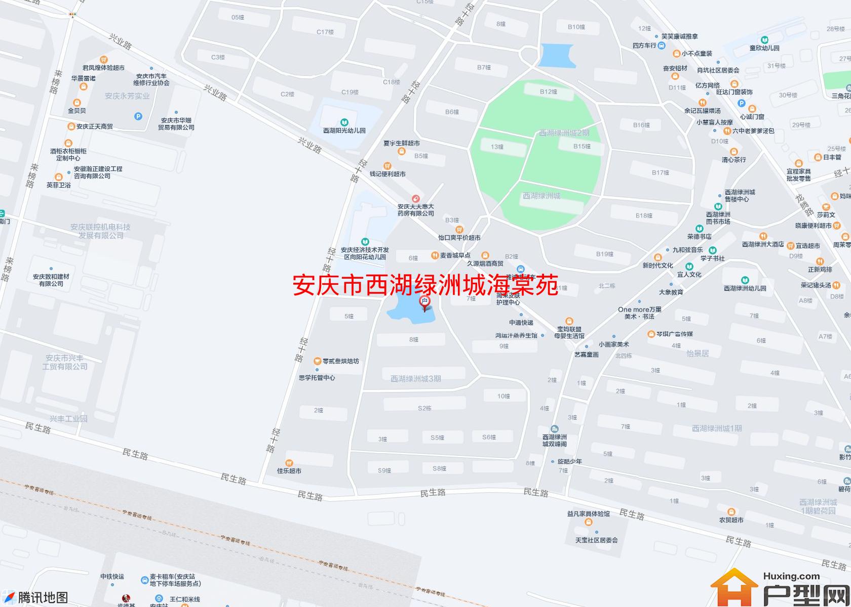 西湖绿洲城海棠苑小区 - 户型网