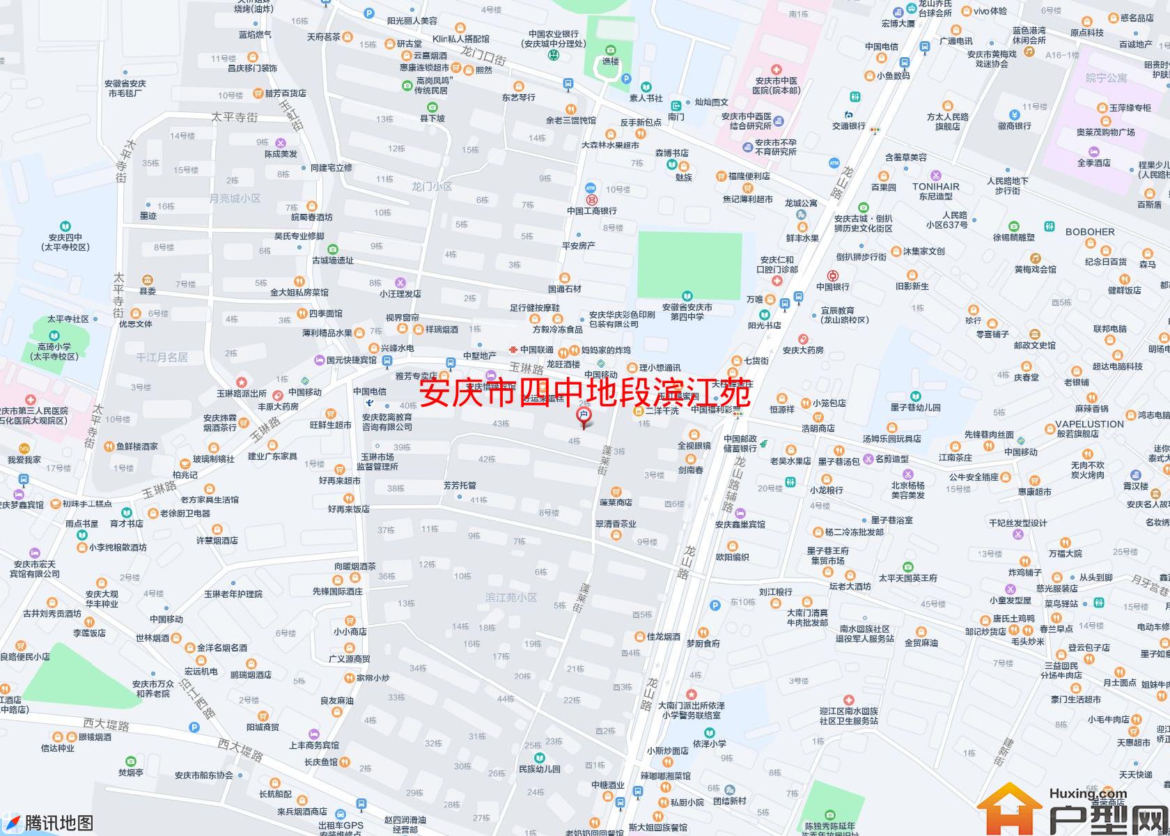 四中地段滨江苑小区 - 户型网
