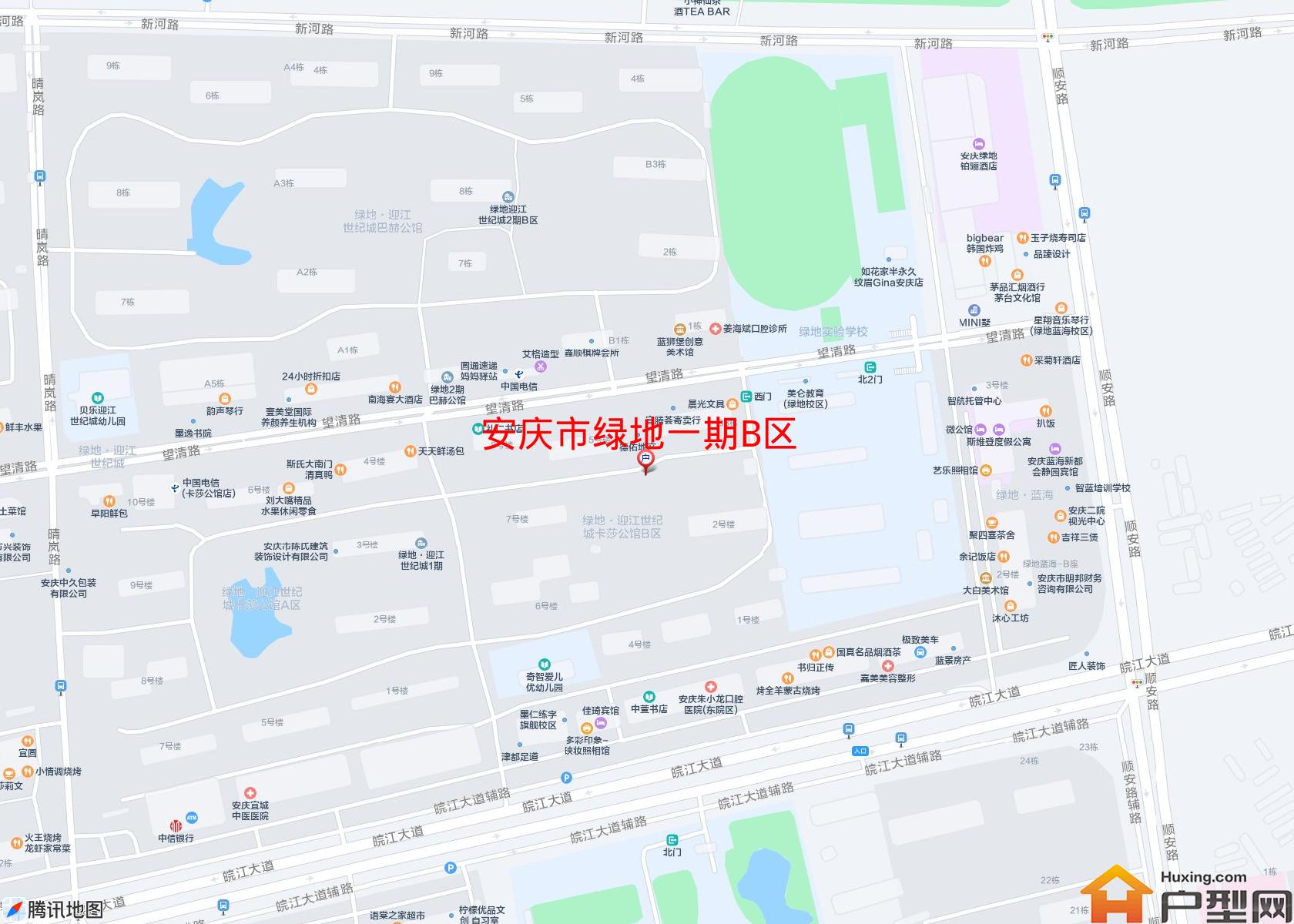 绿地一期B区小区 - 户型网