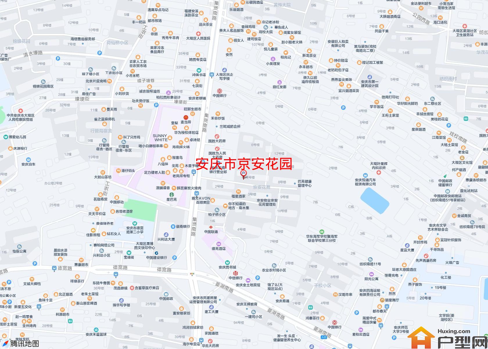 京安花园小区 - 户型网
