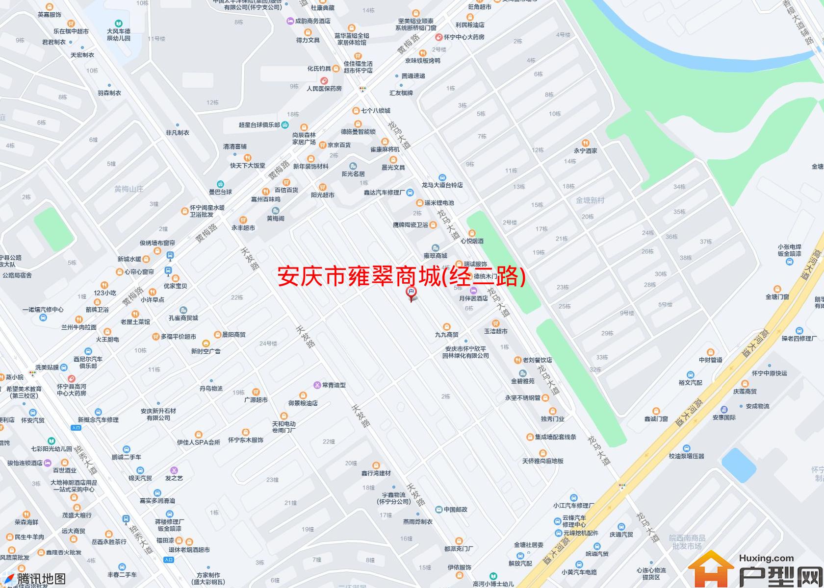 雍翠商城(经二路)小区 - 户型网