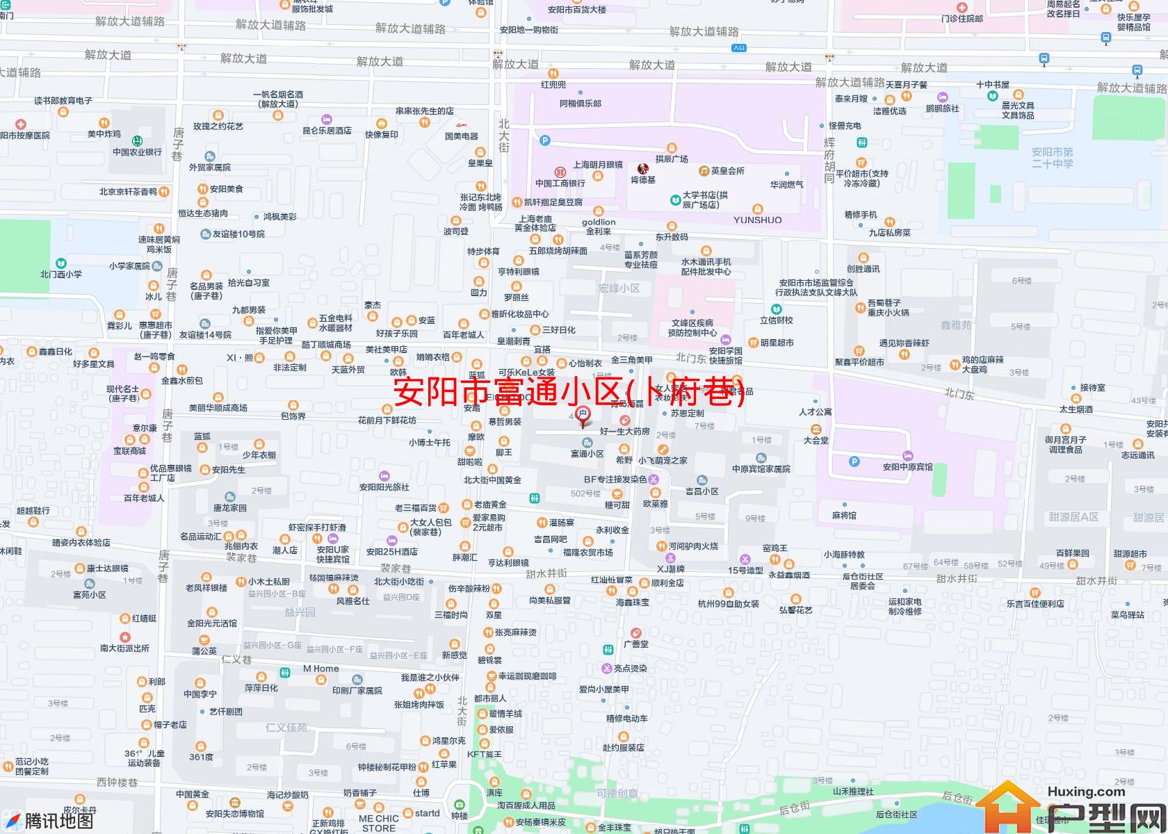 富通小区(卜府巷)小区 - 户型网
