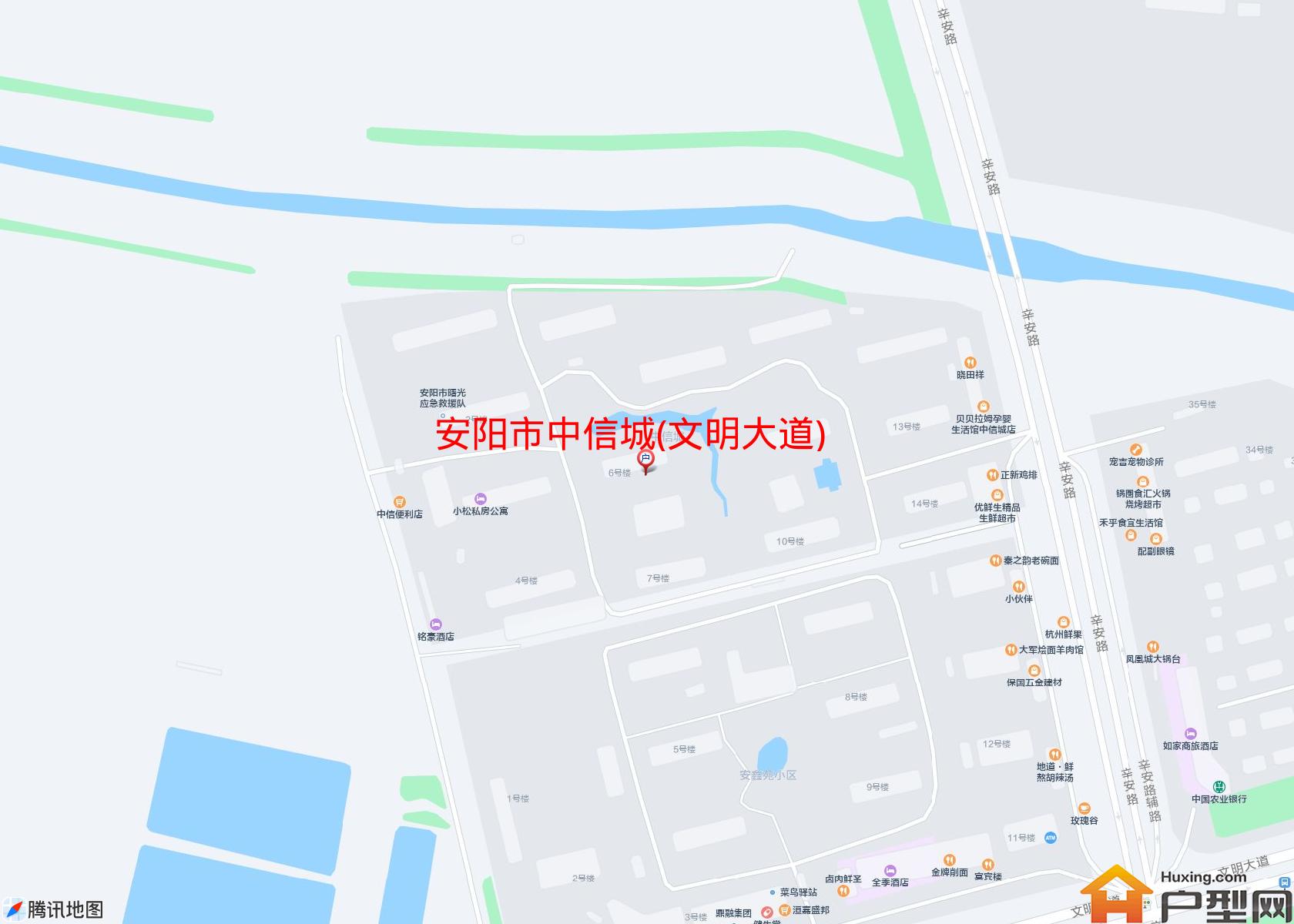 中信城(文明大道)小区 - 户型网