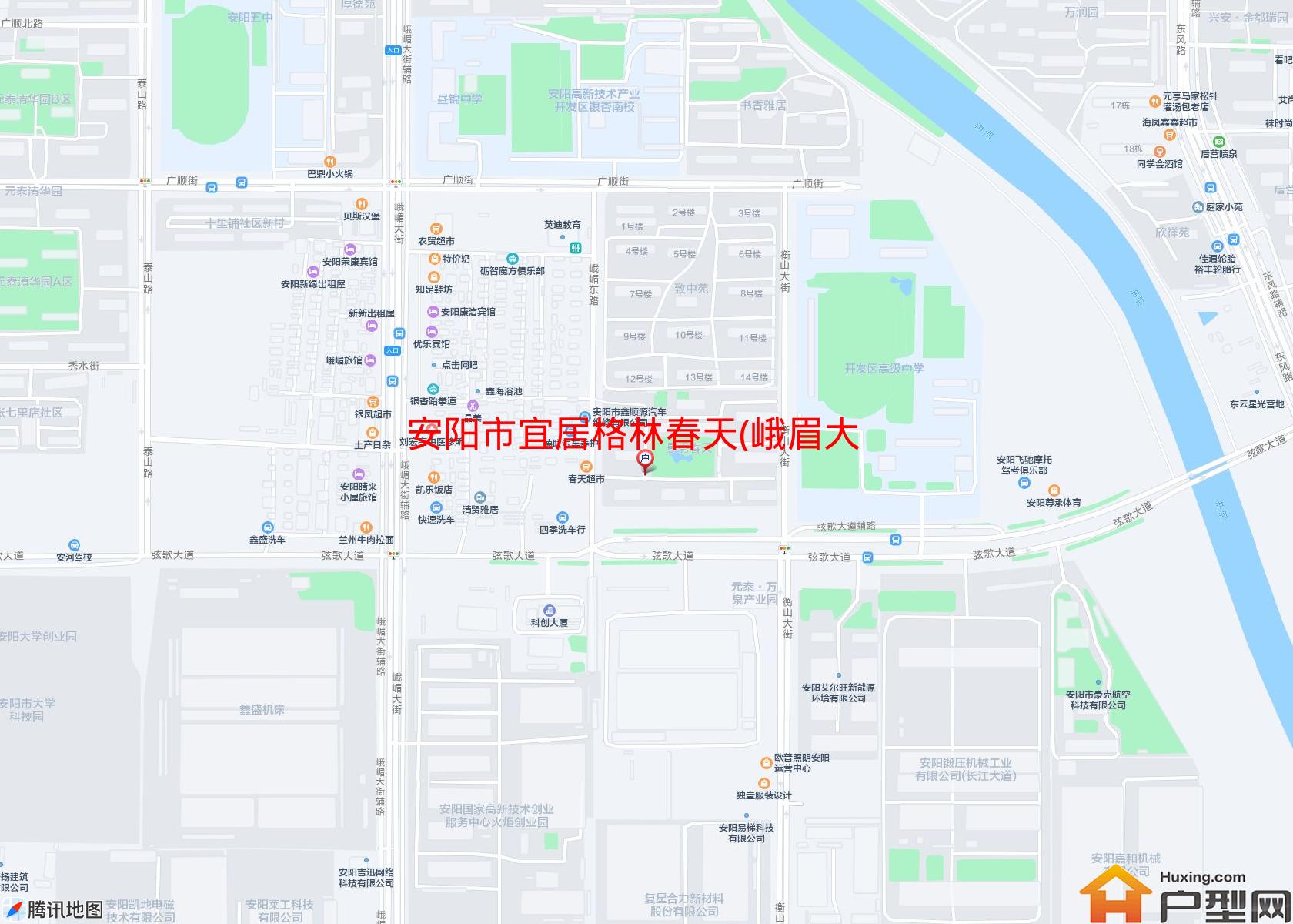 宜居格林春天(峨眉大道)小区 - 户型网