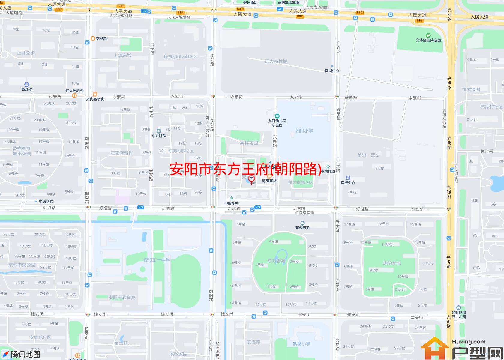 东方王府(朝阳路)小区 - 户型网