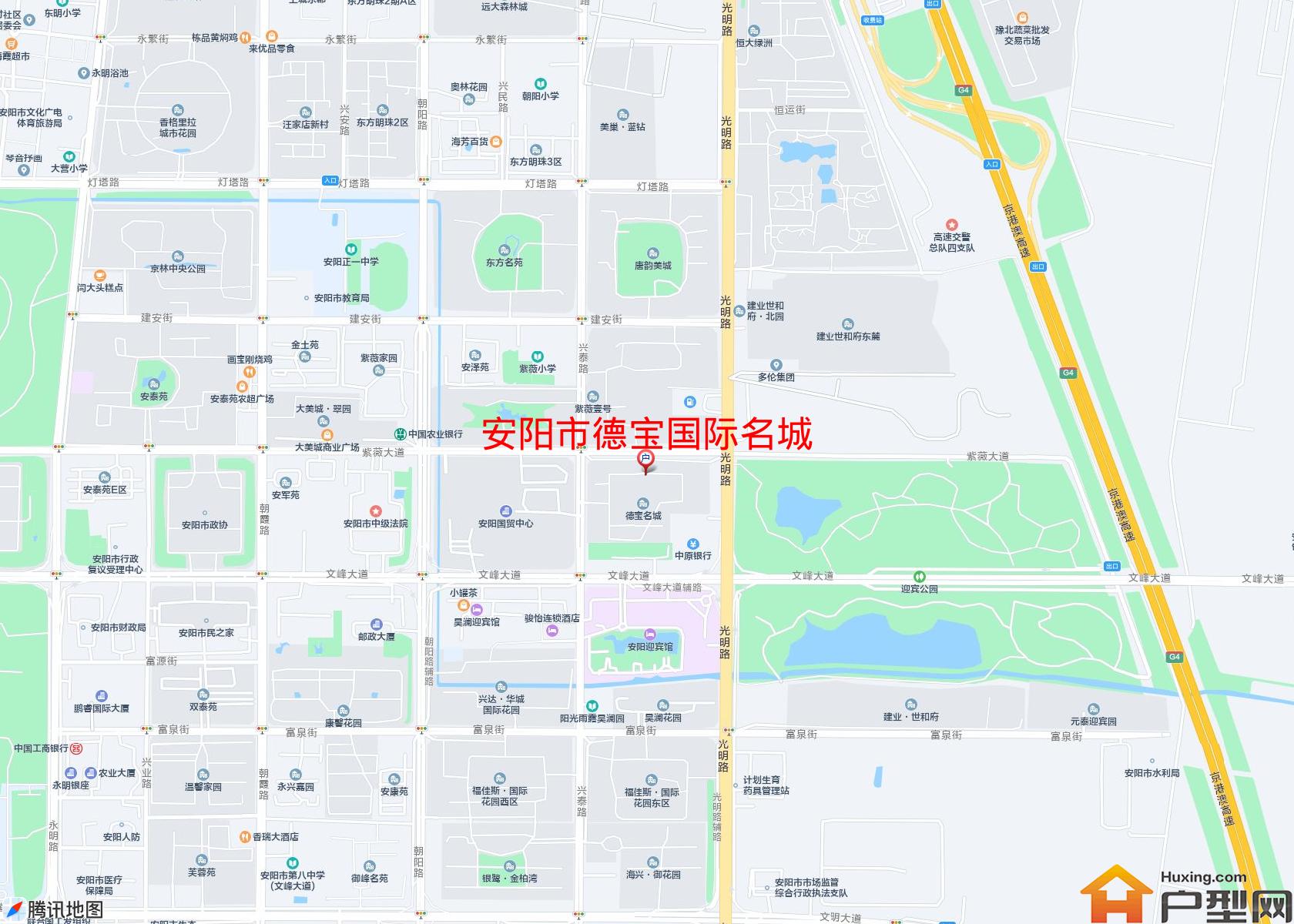 德宝国际名城小区 - 户型网