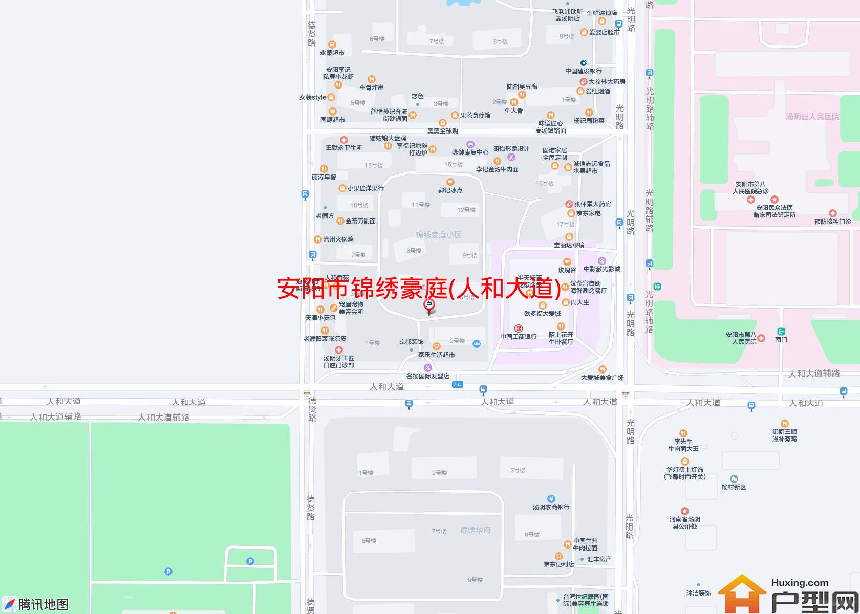 锦绣豪庭(人和大道)小区 - 户型网