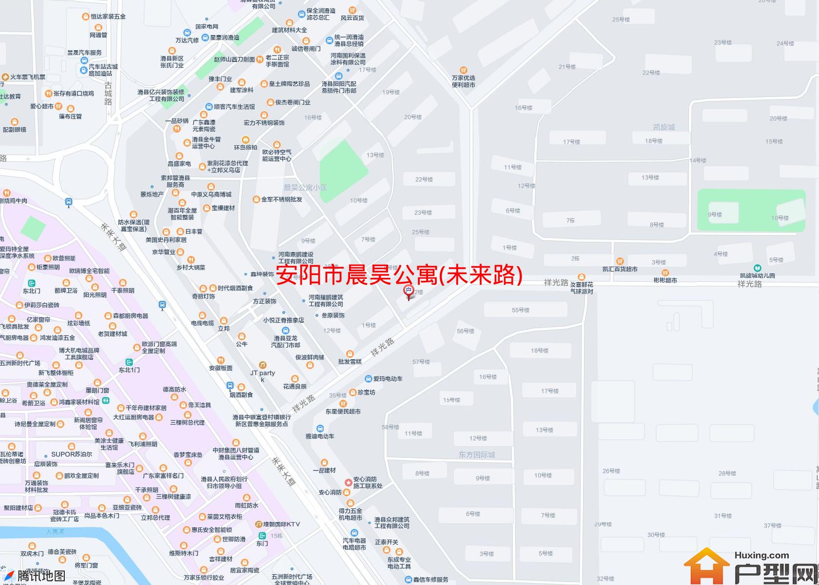 晨昊公寓(未来路)小区 - 户型网