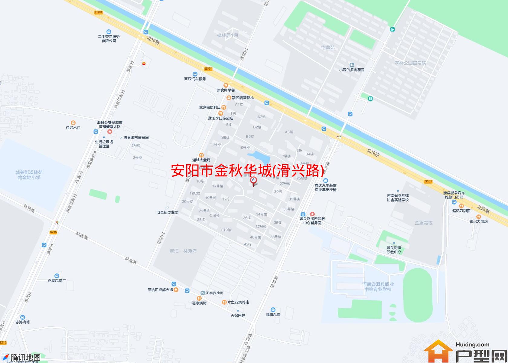 金秋华城(滑兴路)小区 - 户型网