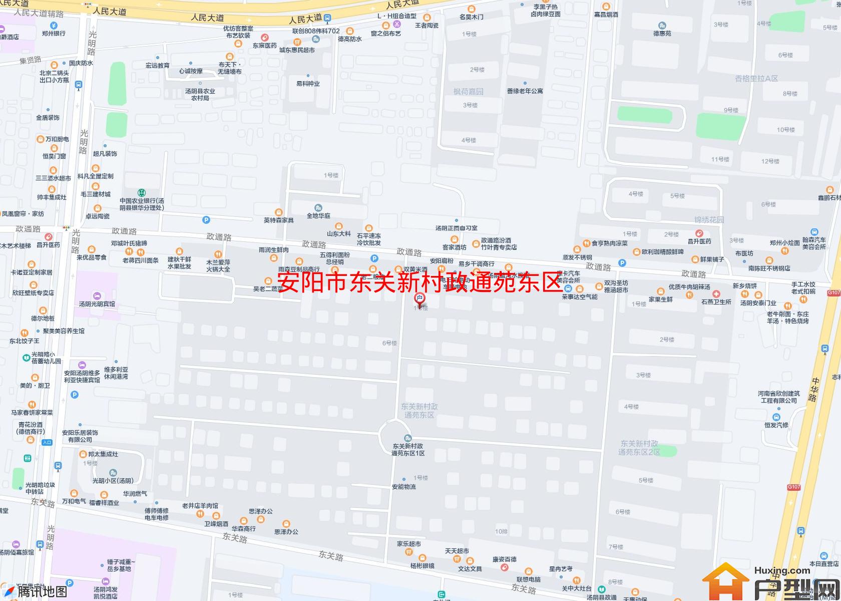 东关新村政通苑东区小区 - 户型网