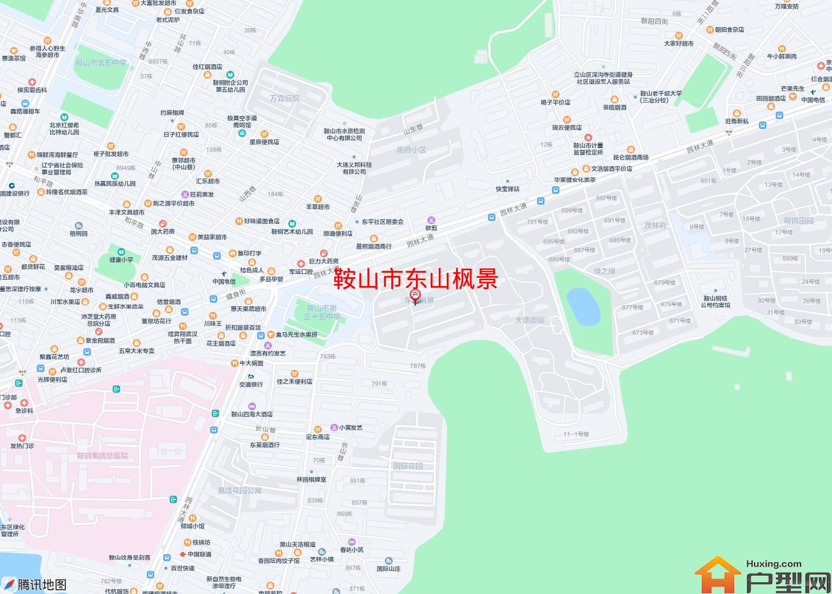 东山枫景小区 - 户型网