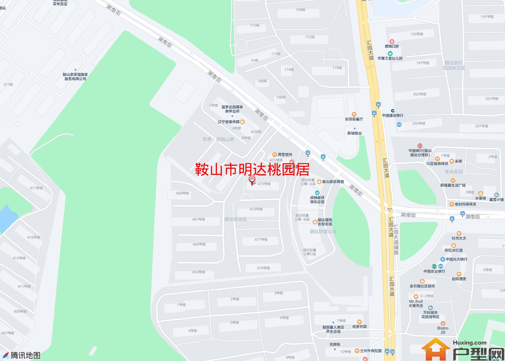 明达桃园居小区 - 户型网