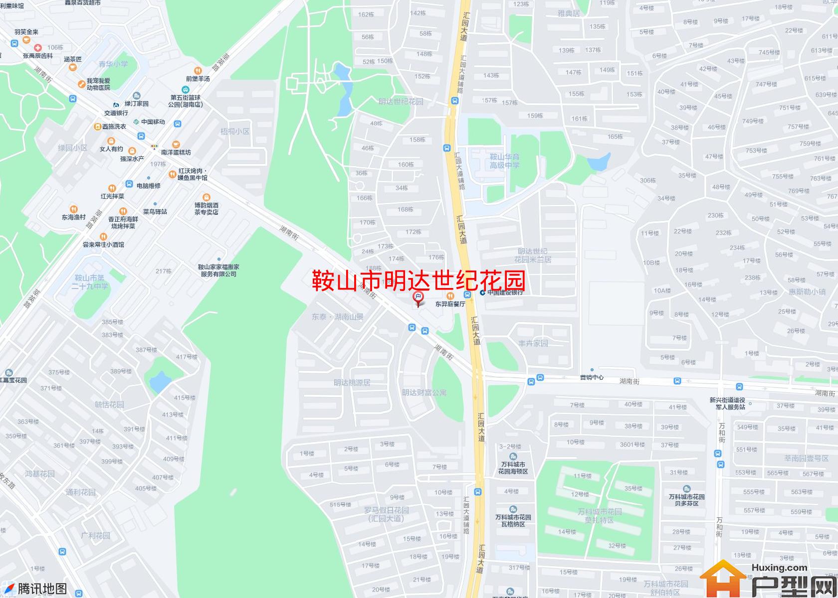 明达世纪花园小区 - 户型网