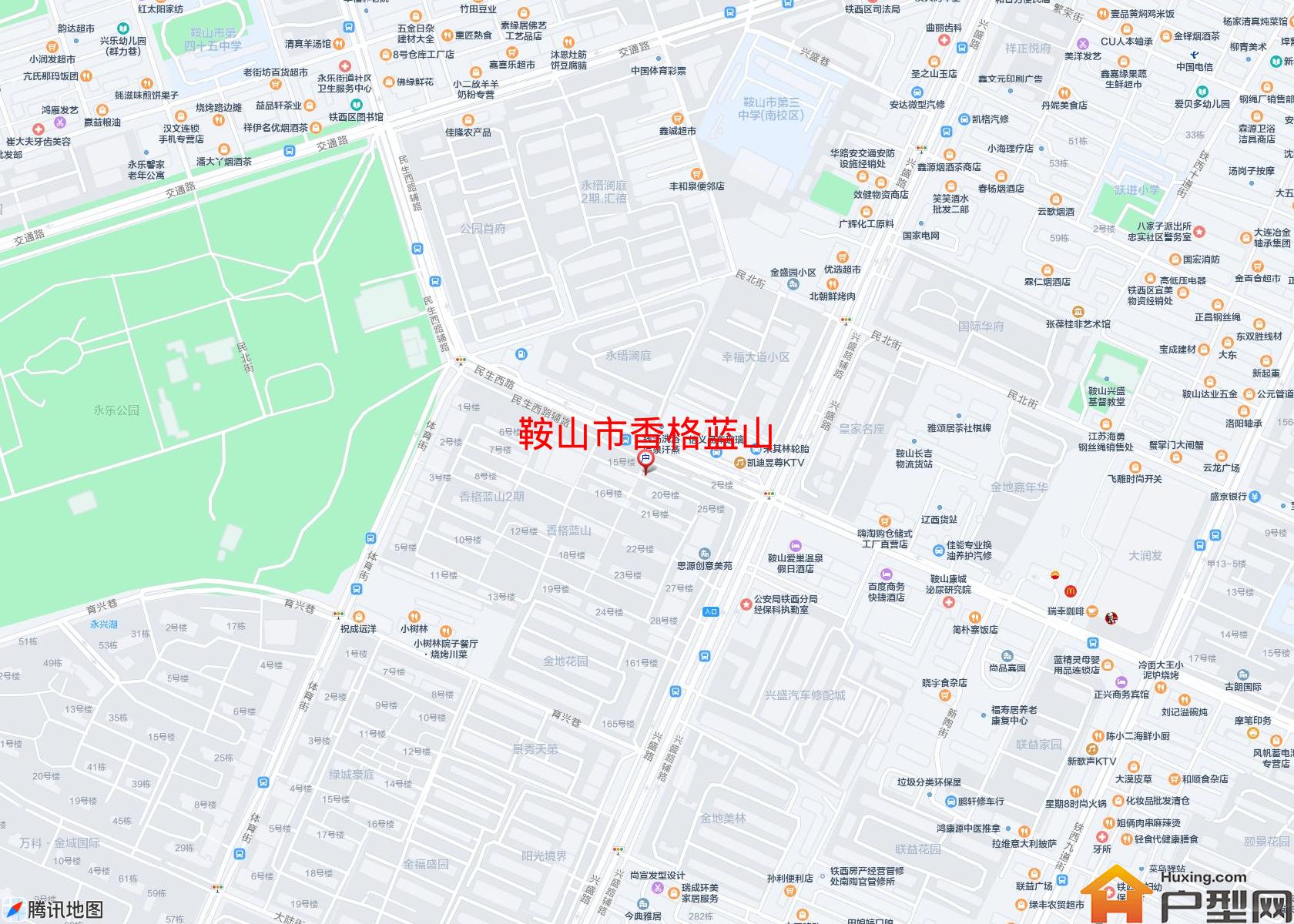 香格蓝山小区 - 户型网