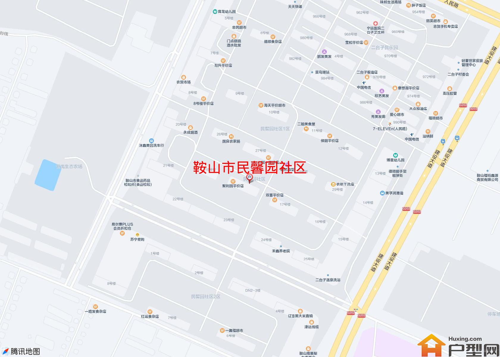 民馨园社区小区 - 户型网