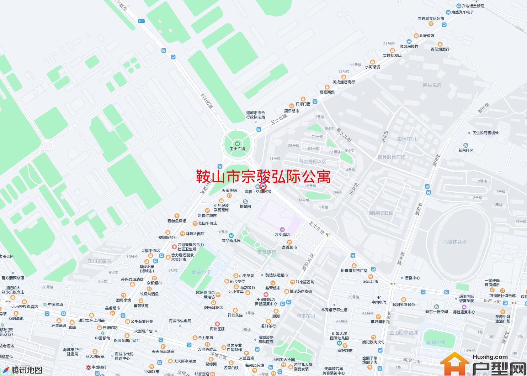 宗骏弘际公寓小区 - 户型网